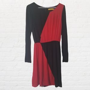 Alice + Olivia Black and Red Dress